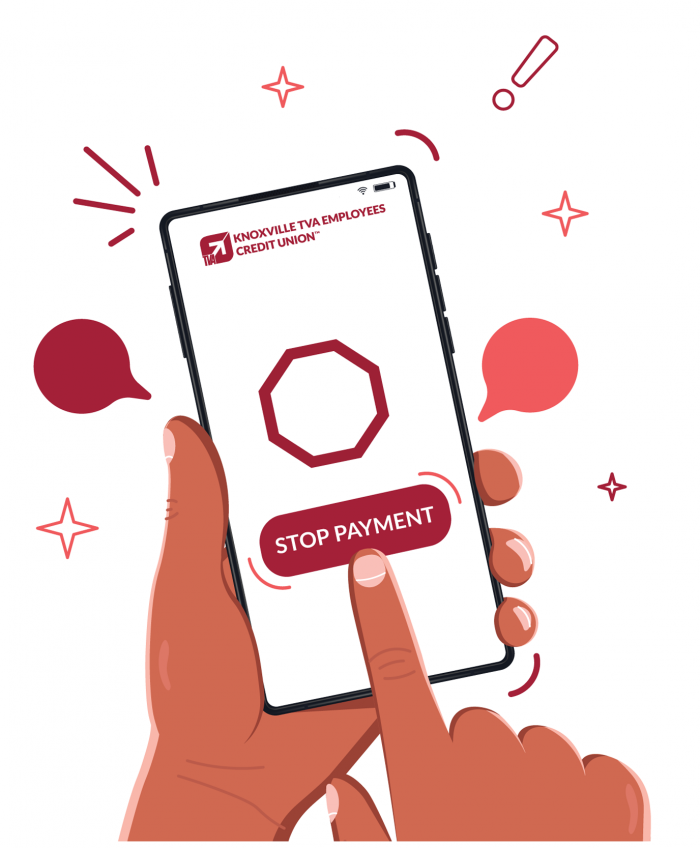 Stop Payment on mobile app