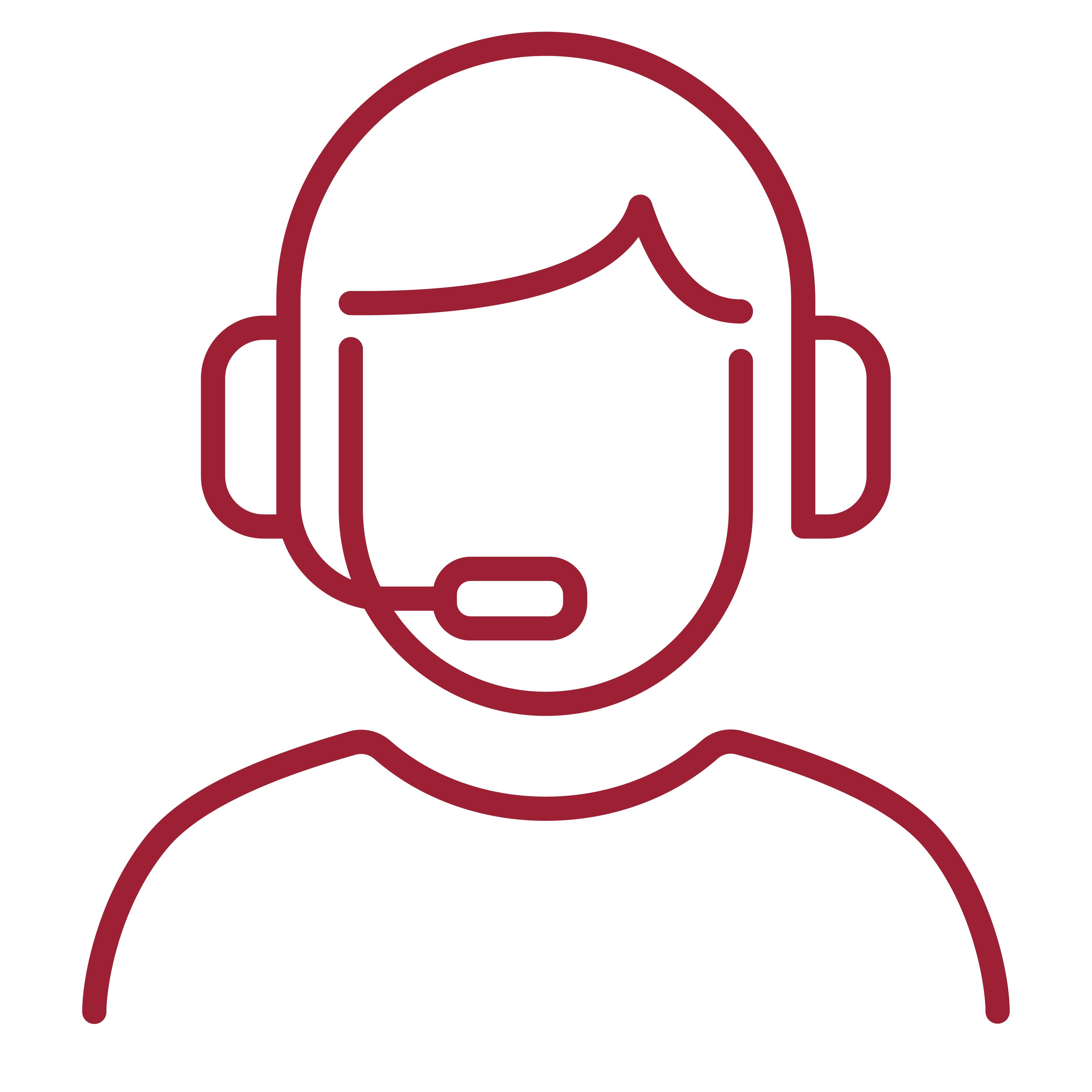 Call Center Icon Red