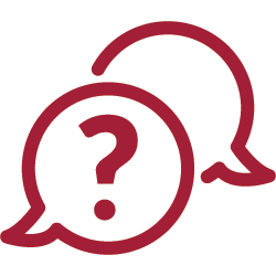 Red FAQ Icon Icon