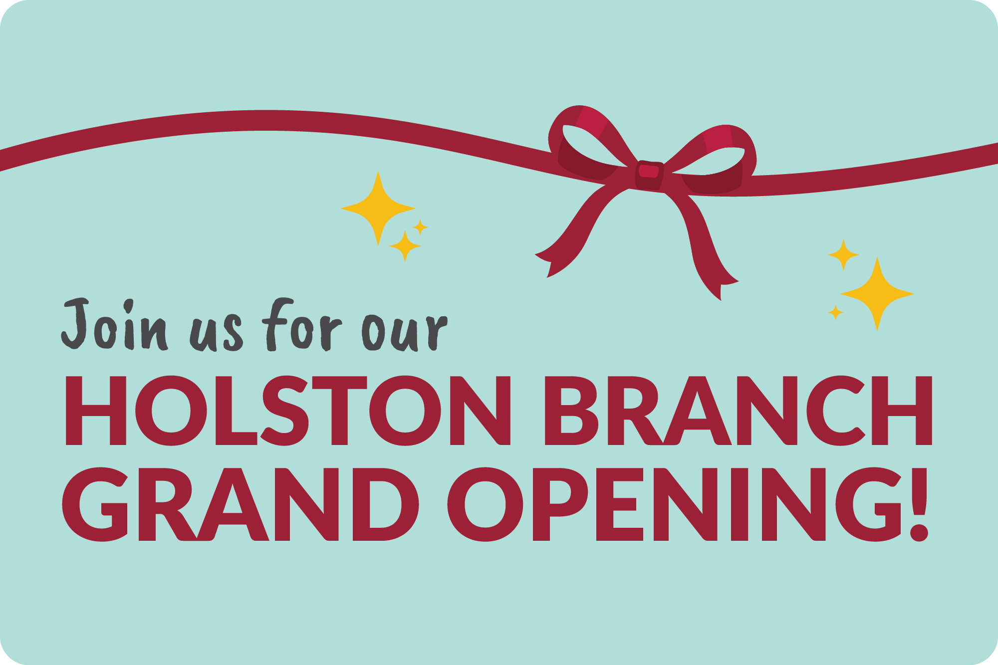 Holston Grand Opening Invitation