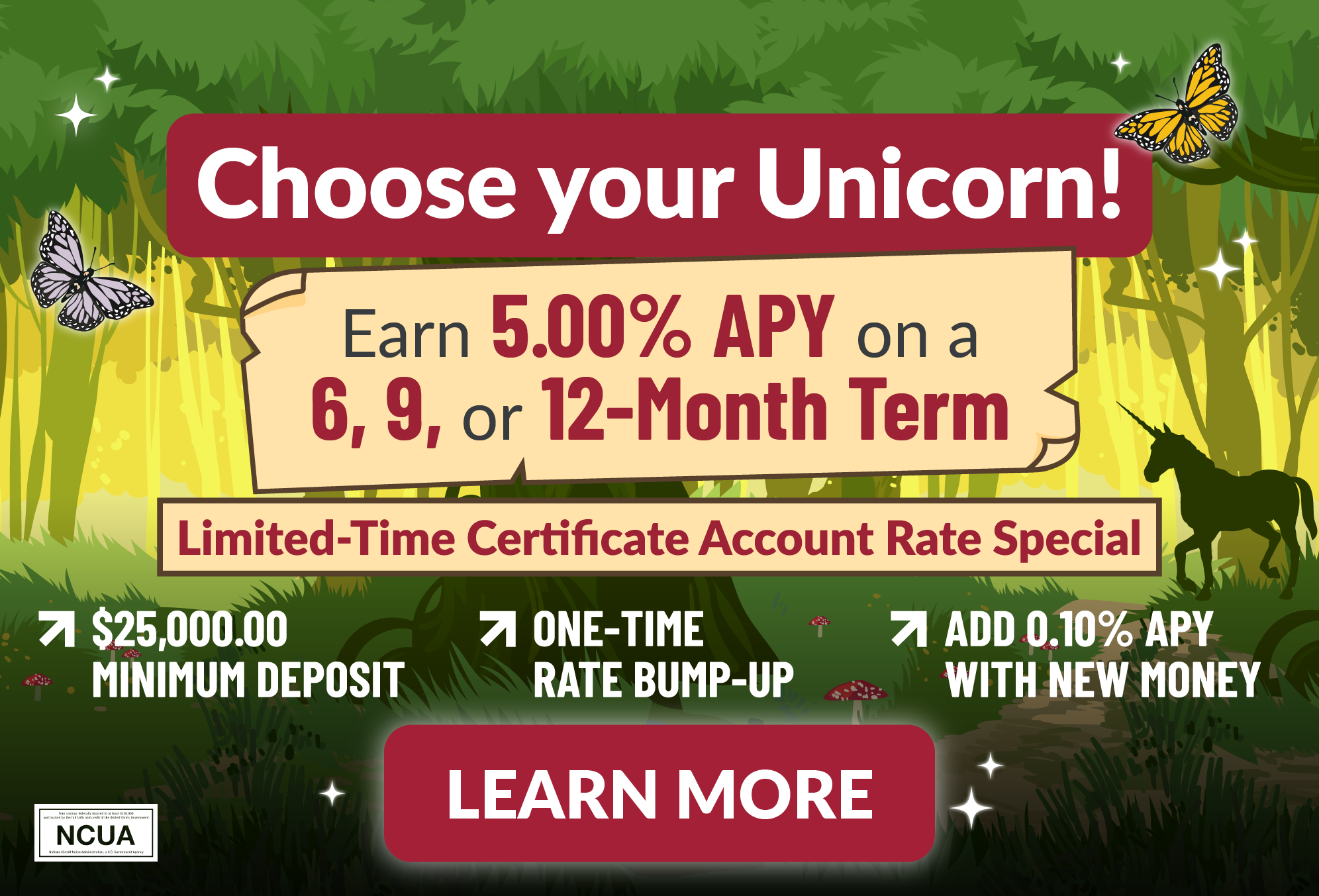 Certificate Account Rate Special