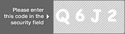 captcha code for visual authentication  letter Q number 6 letter J number 2