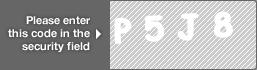captcha code for visual authentication  letter P number 5 letter J number 8