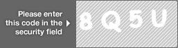 captcha code for visual authentication  number 8 letter Q number 5 letter U