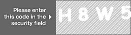 captcha code for visual authentication  letter H number 8 letter W number 5
