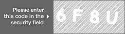captcha code for visual authentication  number 6 letter F number 8 letter U