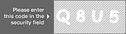 captcha code for visual authentication  letter Q number 8 letter U number 5