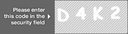 captcha code for visual authentication  letter D number 4 letter K number 2