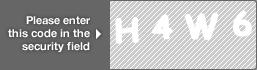 captcha code for visual authentication  letter H number 4 letter W number 6