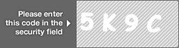 captcha code for visual authentication  number 5 letter K number 9 letter C