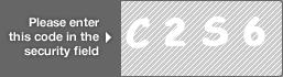captcha code for visual authentication  letter C number 2 letter S number 6
