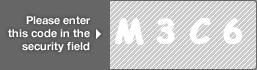 captcha code for visual authentication  letter M number 3 letter C number 6