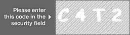 captcha code for visual authentication  letter C number 4 letter T number 2