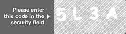 captcha code for visual authentication  number 5 letter L number 3 letter A